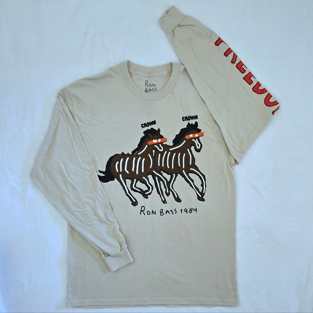 Ripple Ron Bass Long Sleeve Graphic Tee👕 - NWOT